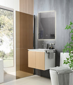 Goodyo 24" Wall-Mount Bathroom Sink Vanity Floating Storage Cabinet