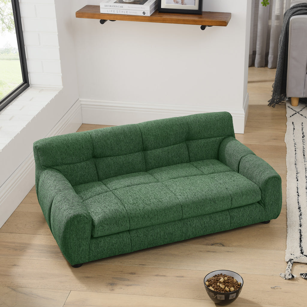 Soft and Comfortable Pet Sofa with Backrest and Armrests