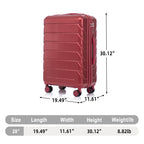 28 Inch ABS Hard Shell Large Travel Checked Luggage