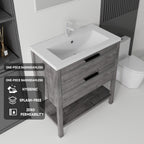 36 Inch Freestanding Bathroom Vanity with Sink and Soft-Close Drawer