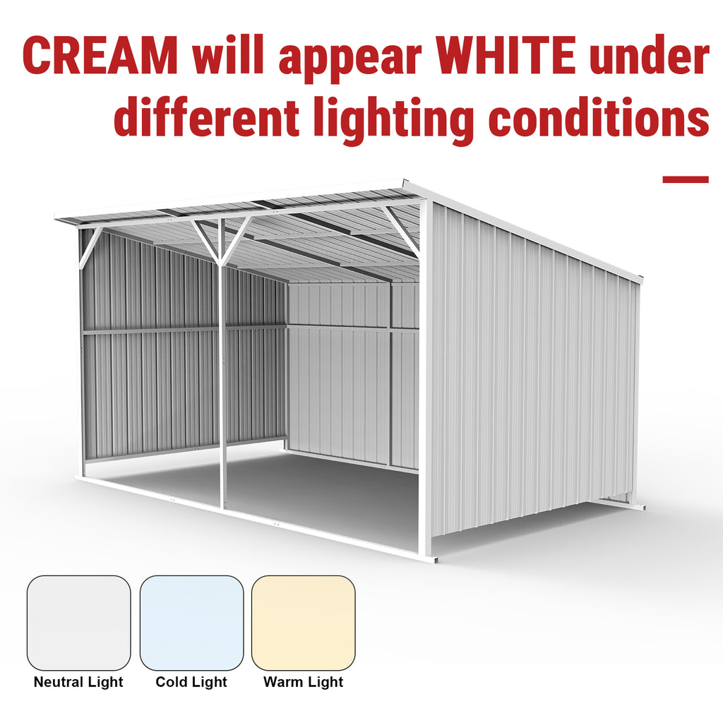 20FT x 12FT Livestock Metal Shed
