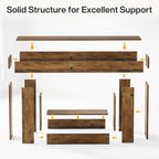 63" Farmhouse Console Table