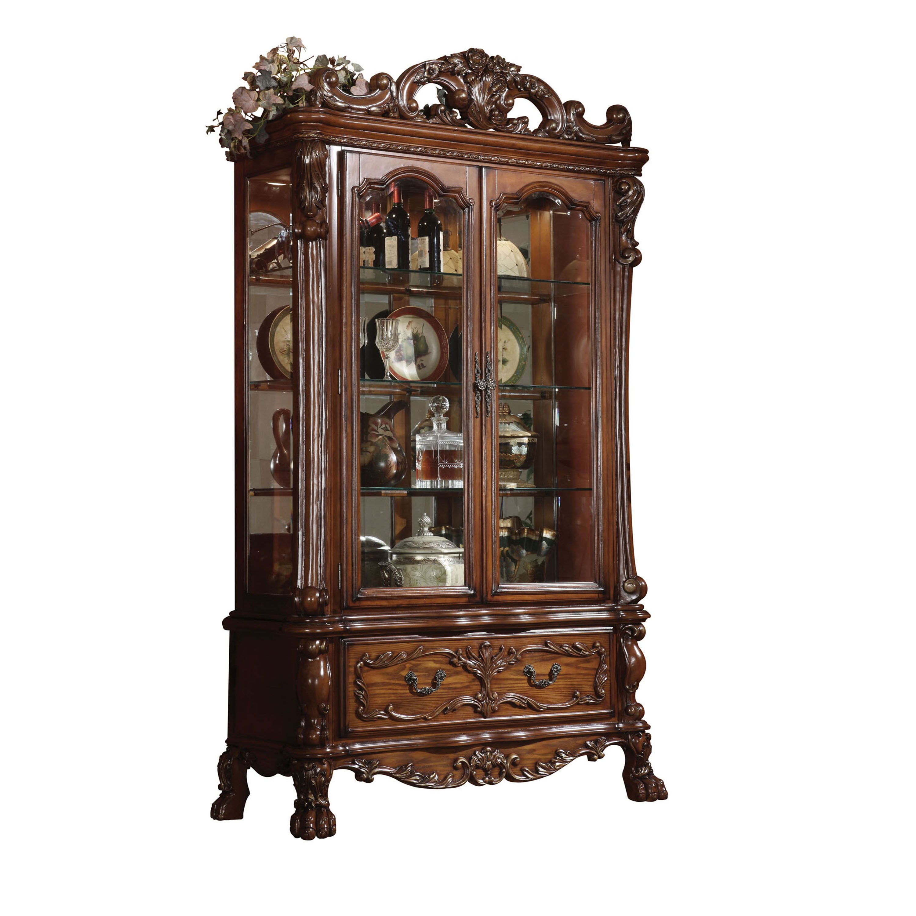 Dresden Cherry Display Shelving Unit