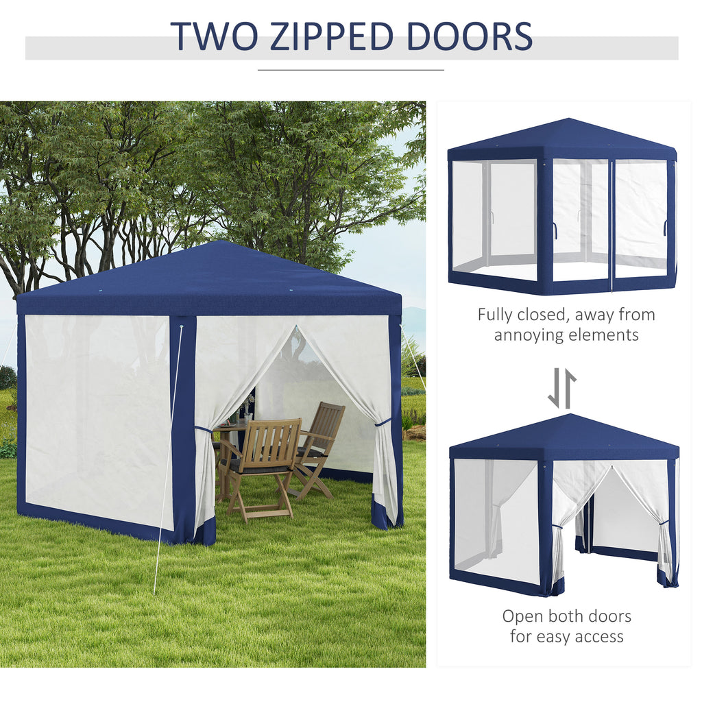 Outsunny Hexagon Outdoor Party Tent