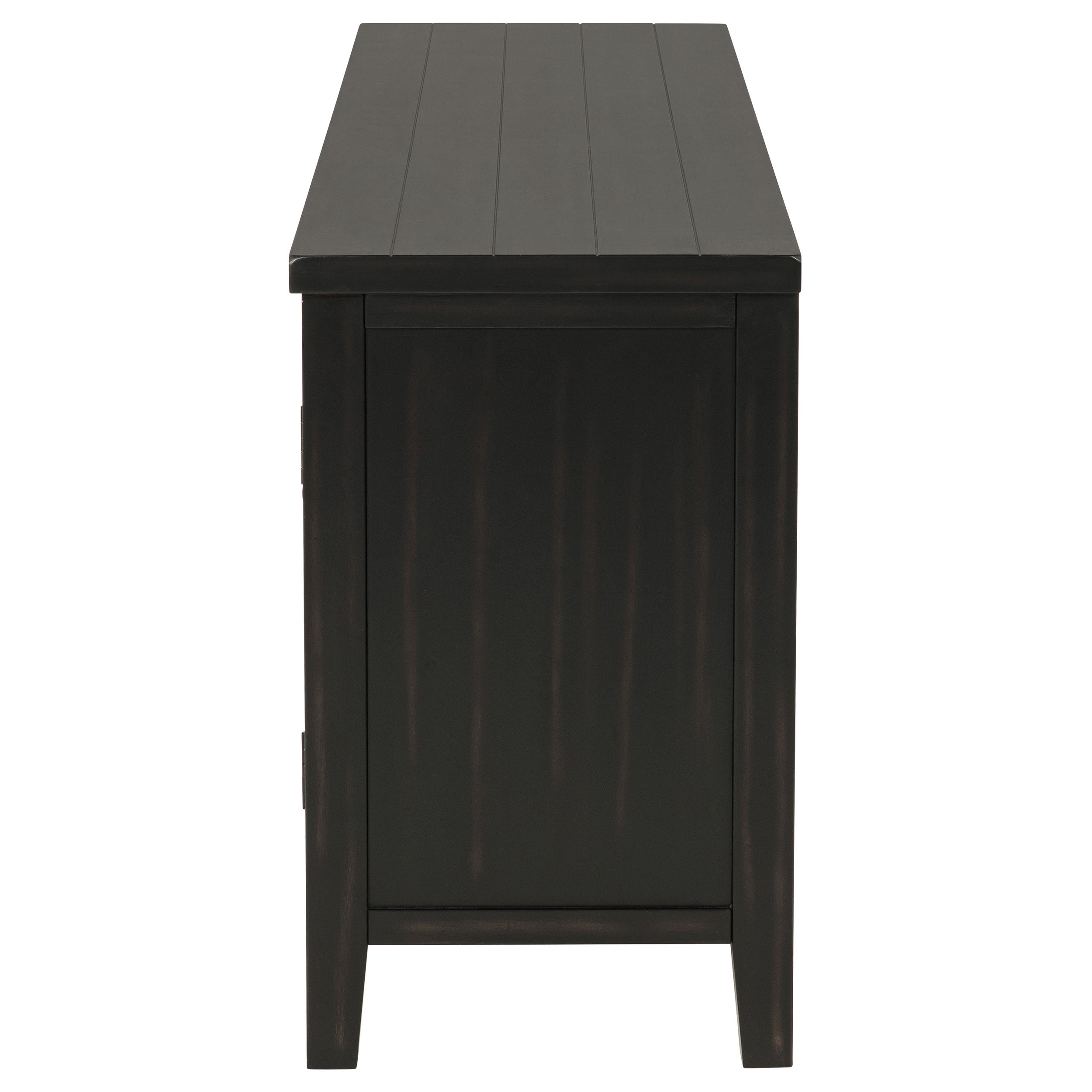 Sutter Distressed Java 2-Door TV Stand