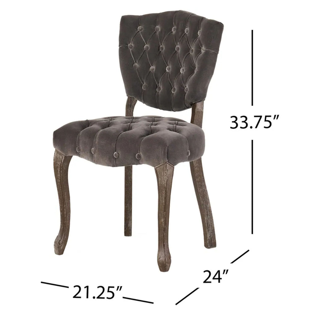 KD Tufted Chair Set of 2