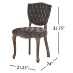 KD Tufted Chair Set of 2