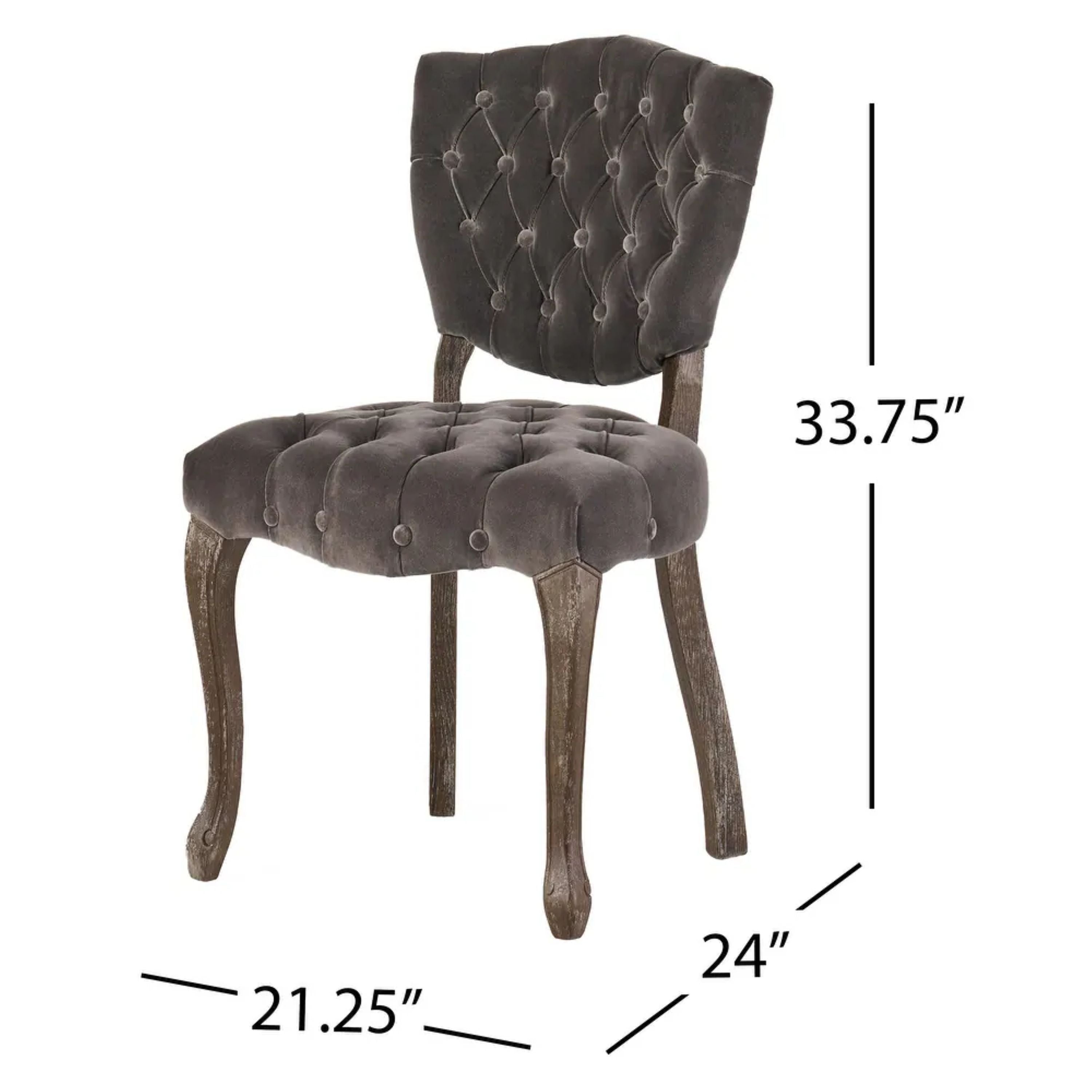 KD Tufted Chair Set of 2