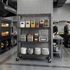 2640 Lbs Industrial Metal 4 Tier Shelving Unit