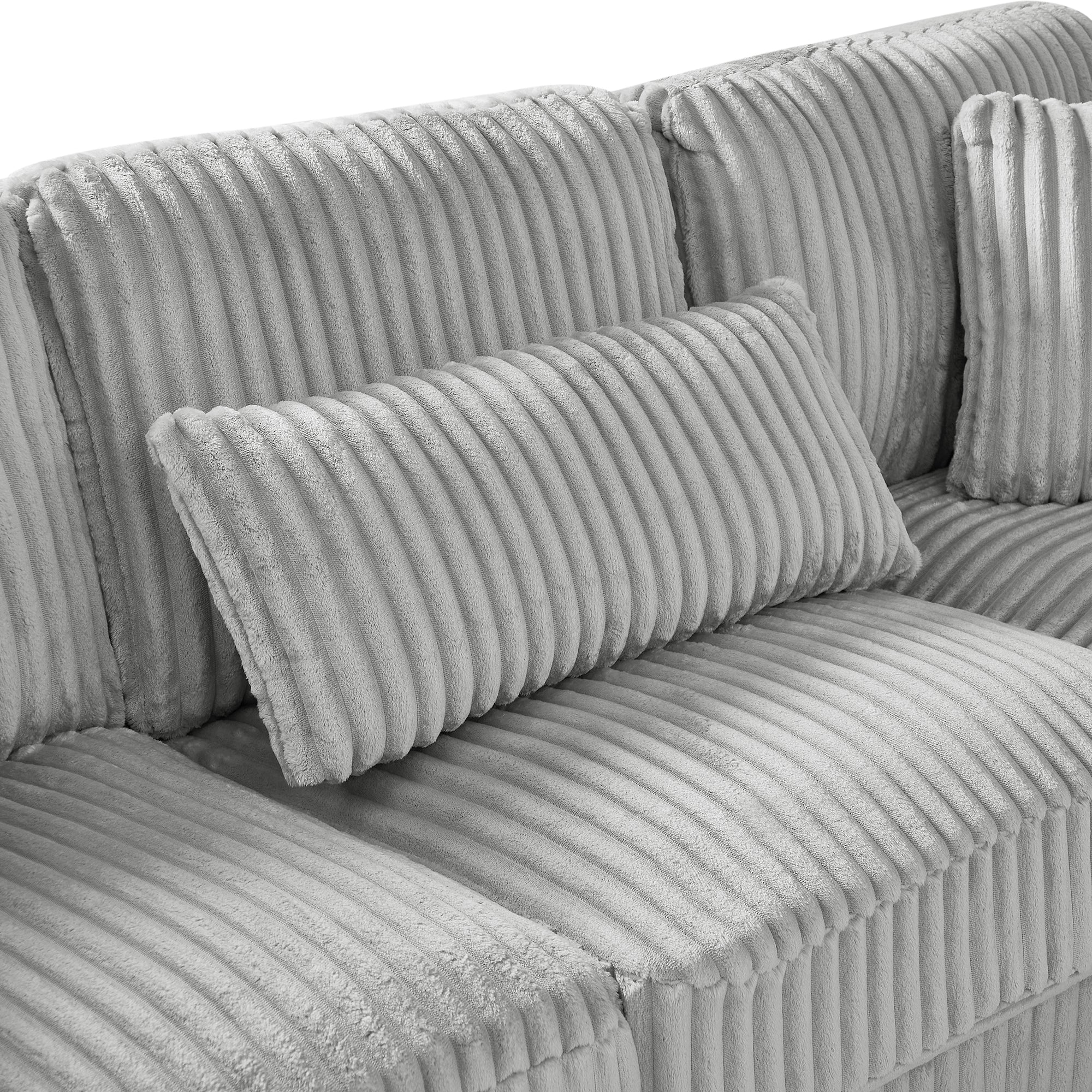129" Oversized Sectional Sofa U-shaped Couch