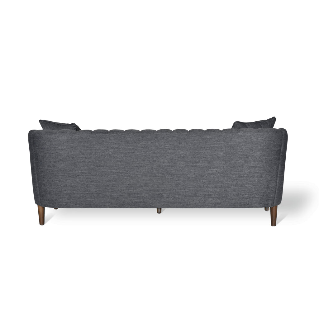Contemporary 3-Seater Sofa with Accent Pillows
