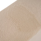 Almond Long Plush Ottoman
