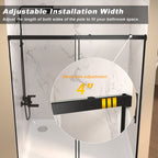 60" W × 72" H Single Sliding Shower Door