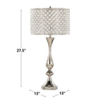 Topaz 27" Contemporary Metal Table Lamp