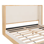 Mid-Century Modern Wood Bed Frame