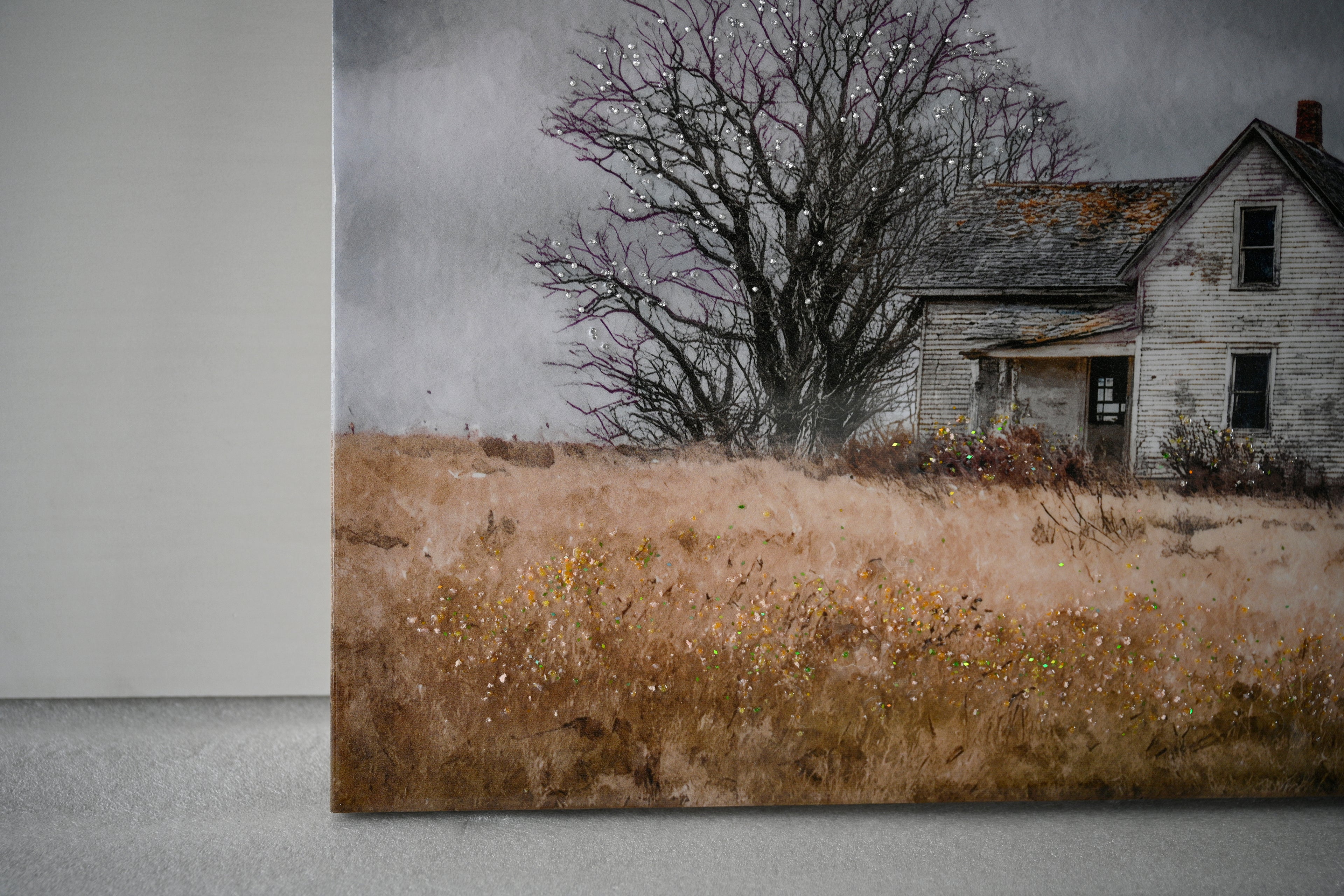 Framed Rustic Farmhouse Wall Art - Vintage Barn