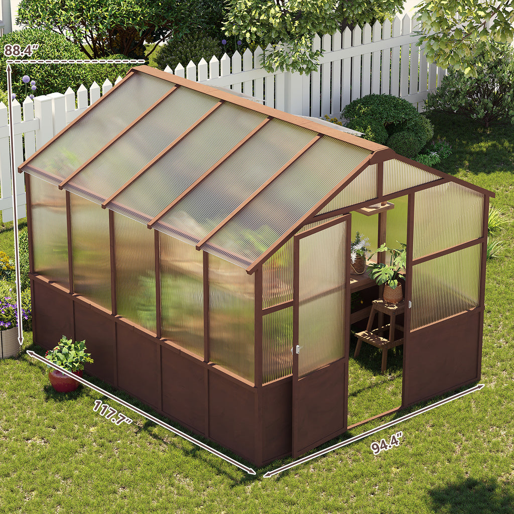 8x10 FT Greenhouse Kit