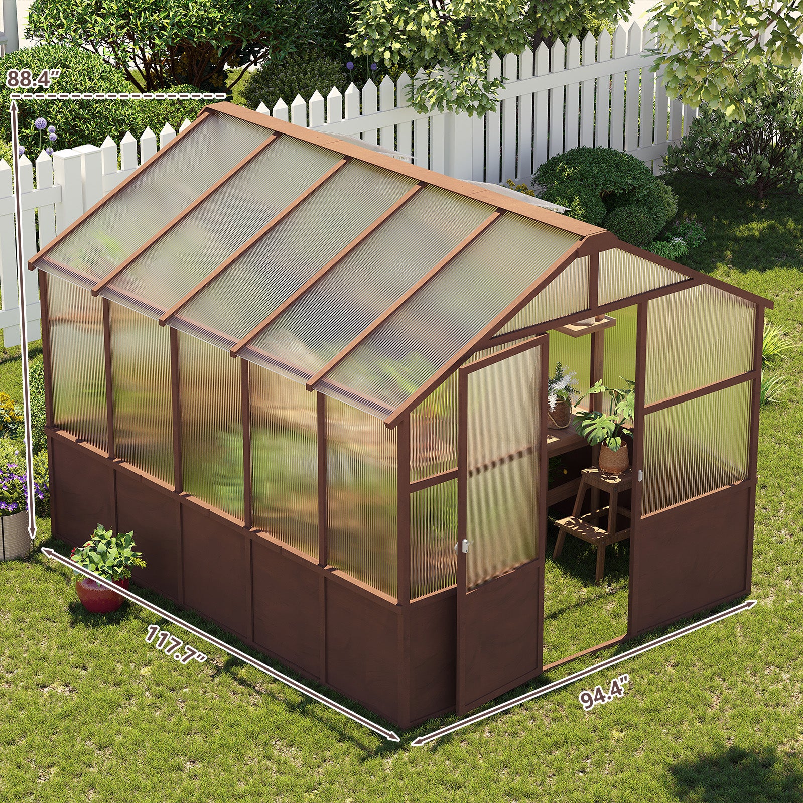 8x10 FT Greenhouse Kit