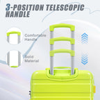 3-Piece Gradient Color Spinner Wheel Luggage Set