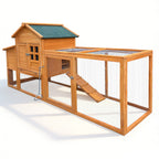 80" Chicken Coop with Nest Box and Removable Tray