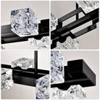 Rectangle Chandelier for Dining Room, 10-Light