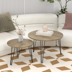 27.56'' Round Nesting Coffee Table Set of 2