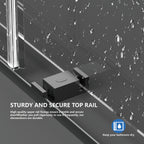 55-59" x 72" Frameless Shower Door