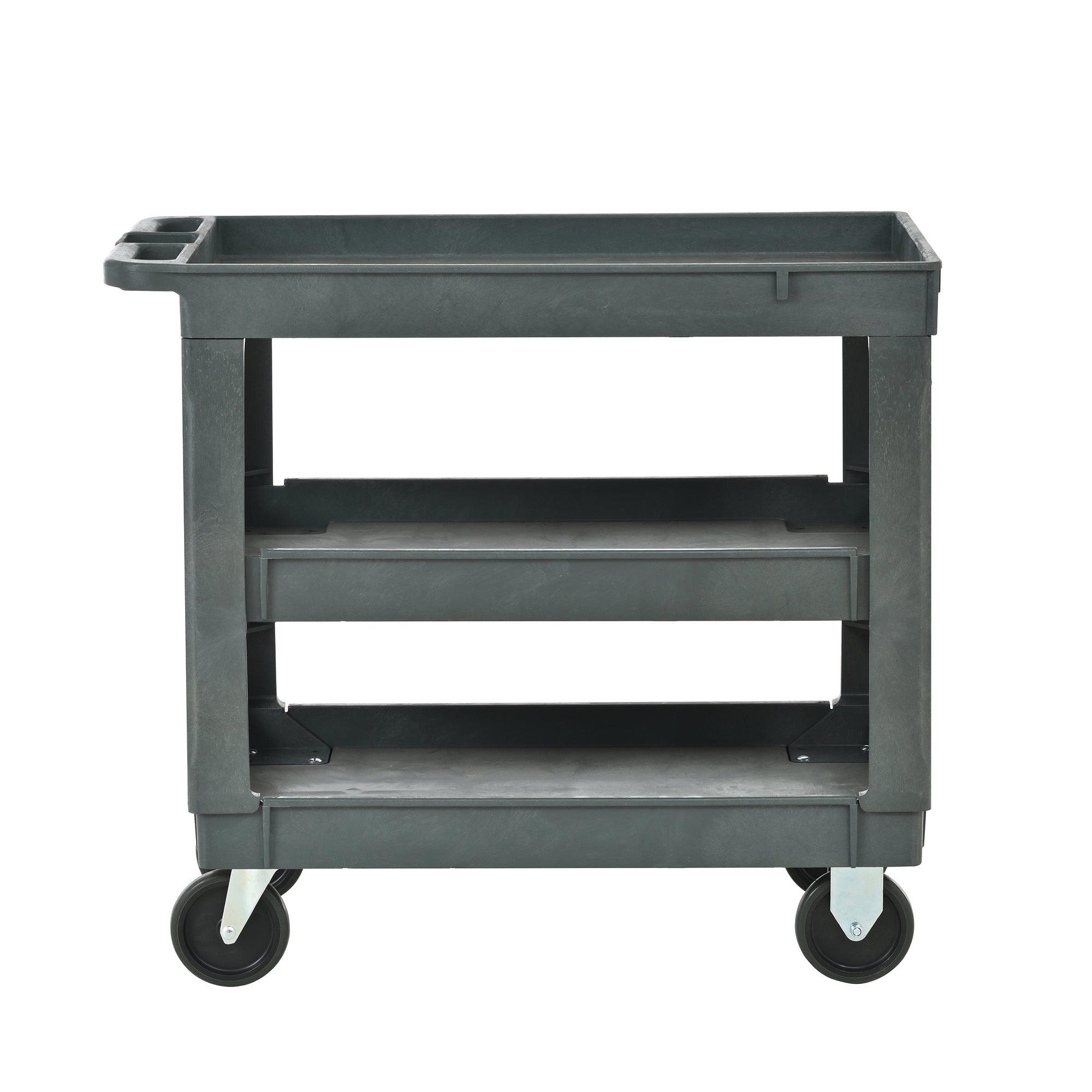 3 Layers Rolling Utility Cart with Wheels - Heavy-Duty Capacity