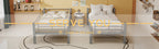 Convertible Twin Metal Bunk Bed Frame