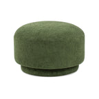 Fuji 15" Mushroom Footstool Ottoman, Moss