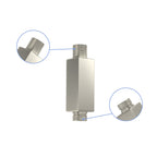 3" Ceiling Mounted Shower Arm with Flange in Brushed Nickel