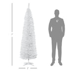 HOMCOM 7' Artificial Pencil Christmas Tree