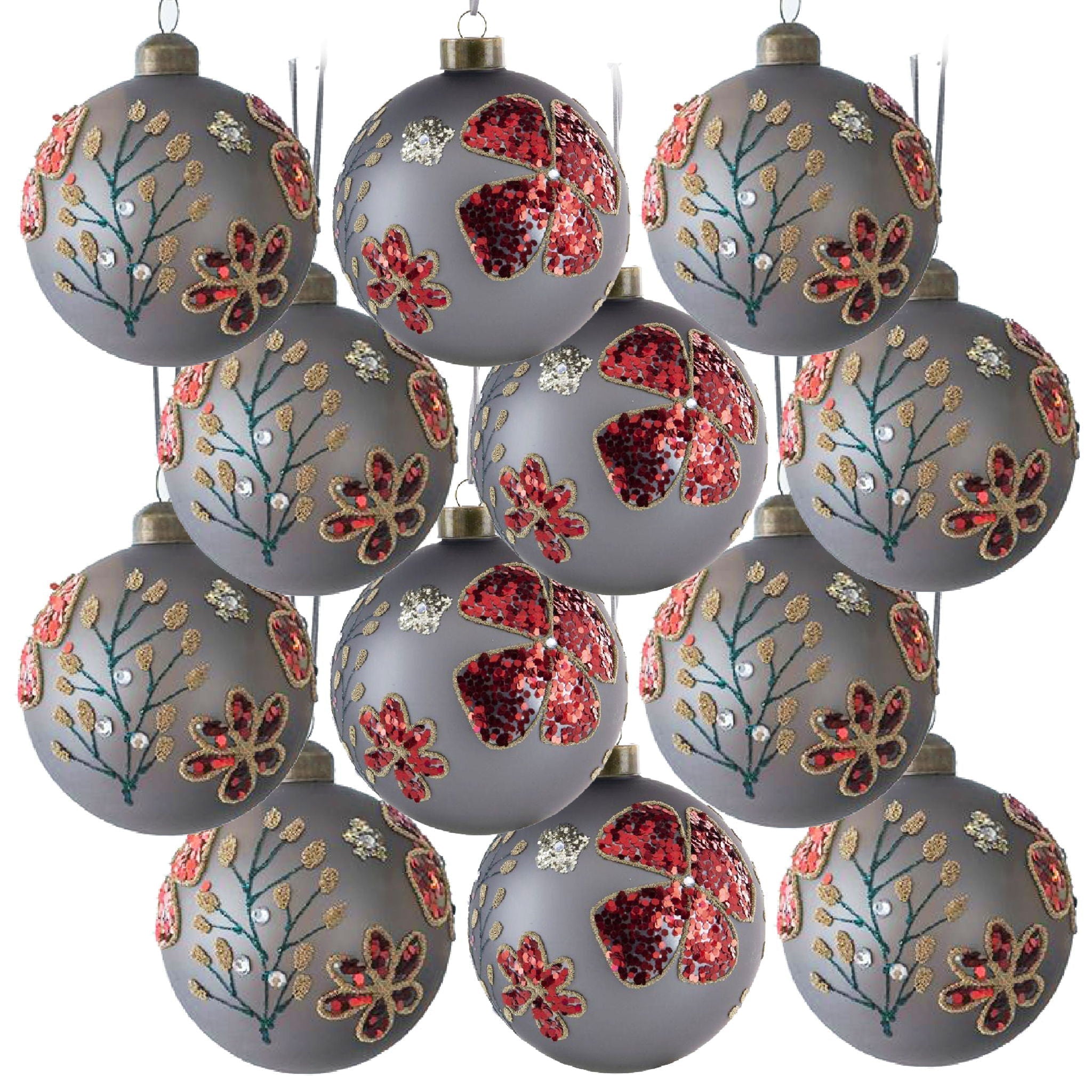 Glass Decorative Hanging Ball Christmas Tree Ornaments