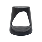 MGO Hollow Side Table, Wood-Like Texture