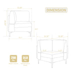 Modular Sectional Sofa Corner Seat, Middle Seat Module Couch