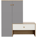 12 Pair Shoe Storage Organizer with Bench