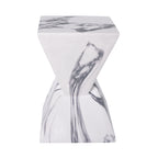 18.5"H Modern Outdoor Concrete Side Table