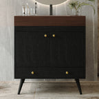 Contemporary Free-standing Bathroom Vanity with Faux Marble Top