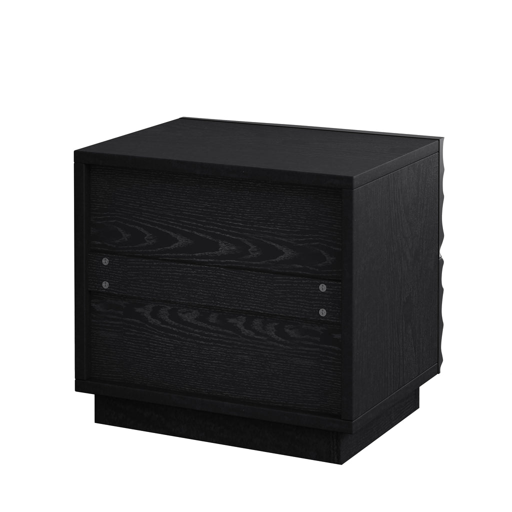 Solid Wood Nightstands Set of 2