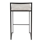 26" Contemporary Stackable Counter Stool Set