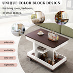 U-Can Adjustable End Table with Wheels