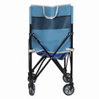 Rolling Ball Storage Cart with Wheels, Blue/Gray