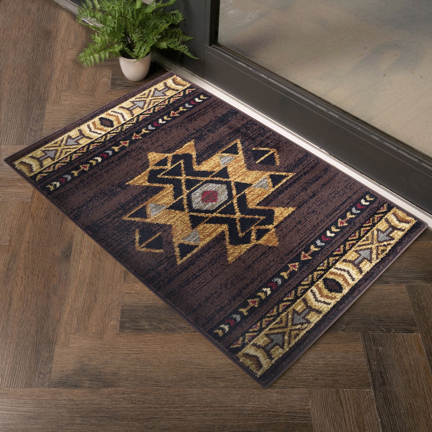 Tribes GC_YLS4005 Southwest-Inspired Area Rug