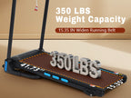 3.5HP Hydraulic Foldable Treadmill with Incline