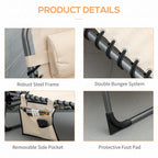 Outsunny Padded Folding Chaise Lounge Chair