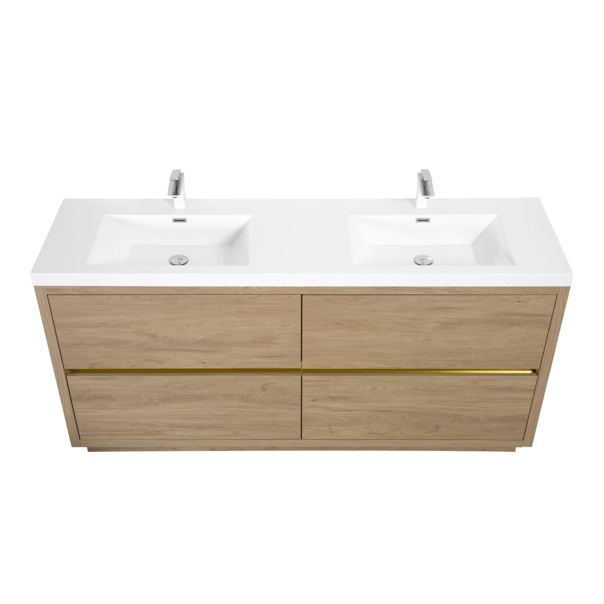 Bathin Freestanding Bathroom Vanity With Double Sinks