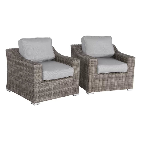 Fully Assembled Patio Chair with Cushions 2