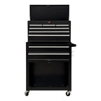 8-Drawer High-Capacity Rolling Tool Chest, Black