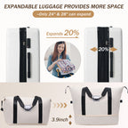Hardside Luggage Set 5 Piece with Bags