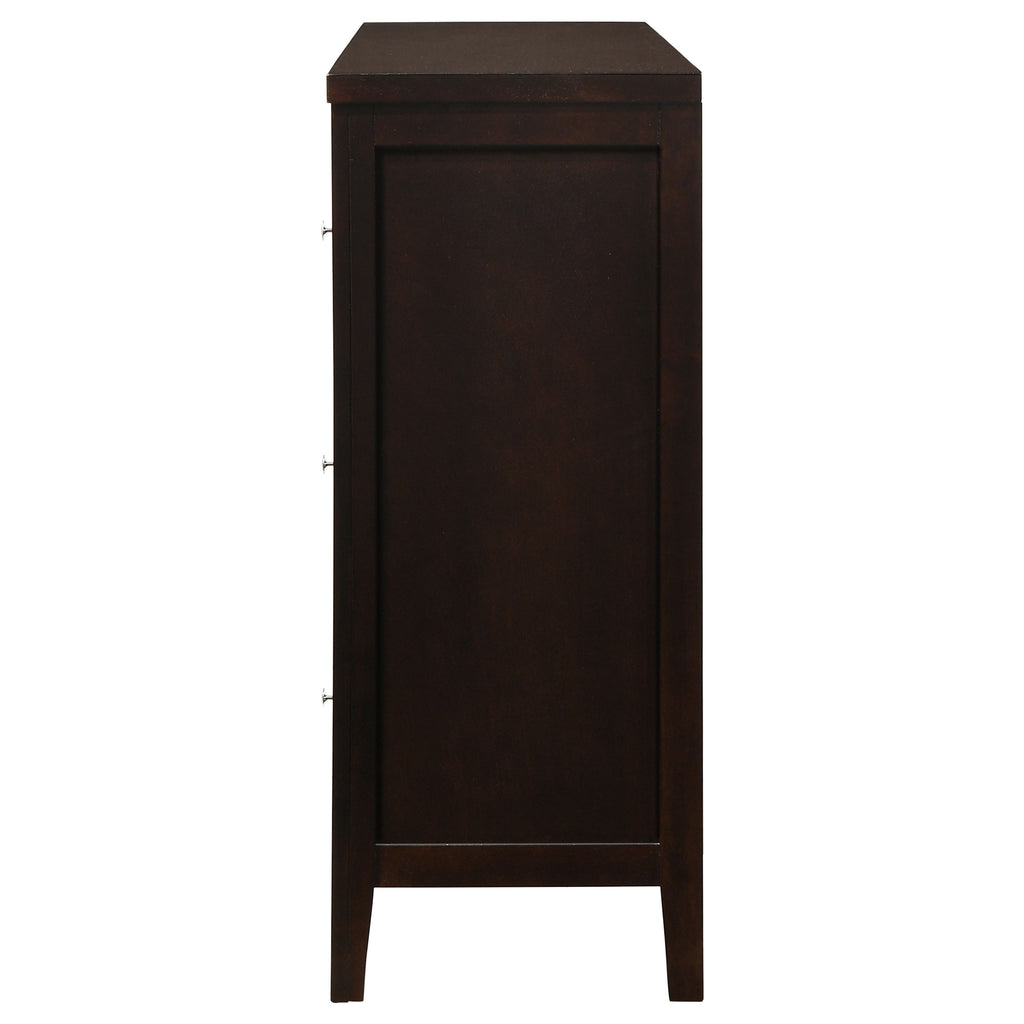 Wedgewood Cappuccino 6-Drawers Dresser